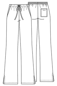 4101 Natural Rise Flare Leg Pant