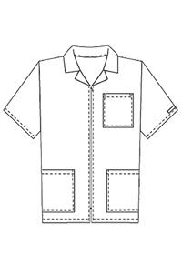 4300 Mens Zip Front Jacket