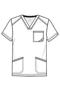 CK900A Men's V-Neck Top