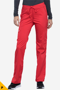 WW120 Petite Mid Rise Drawstring Cargo Pant