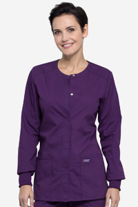 WW340 Snap Front Warm-Up Jacket