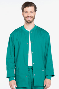 WW360 Mens Snap Front Warm-Up Jacket